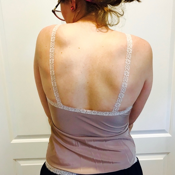 Petite Nude Vintage Lingerie Top by Alice Maloof! - Picture 3 of 6